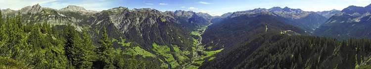 Panorama Klostertal Panorama Klostertal