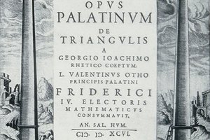 44. Titelseite des Buches 'Opus Palatinum' (Lehre der Winkelberechnung)