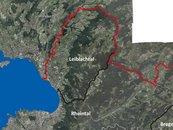 Karte Leiblachtal Luftbild Talschaften (beschriftet) image-48393