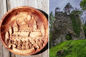 38. Ruine Ruggburg, Eichenberg (Foto rechts: Friedrich Böhringer)