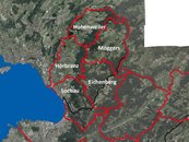 Karte Leiblachtal Luftbild Gemeinden (beschriftet) image-48395