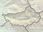 Karte Laternsertal Talschaften (beschriftet) image-48602