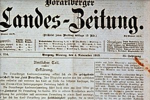 84. 1918 - Vorarlberg wird selbständig