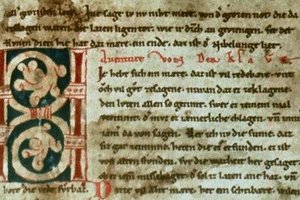 24. Seite der Nibelungenhandschrift