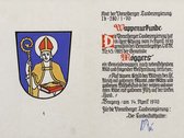 Wappenurkunde Möggers image-85099