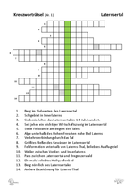 Kreuzworträtsel 1
