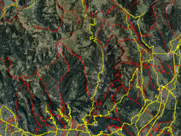 Karte Laterns von Westen nach Osten image-48026