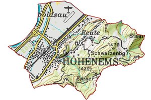 Karte Hohenems