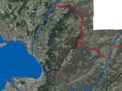 Karte Leiblachtal Luftbild Gewässer Berge image-48396